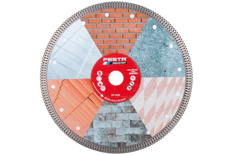 Kotouč diamantový FESTA INDUSTRY 230x2x22,2mm